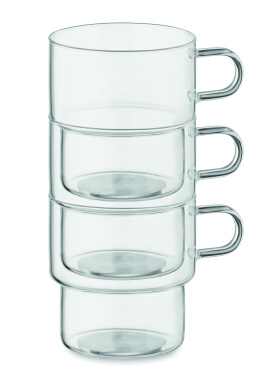 Logo trade advertising products image of: High borosilicate glass 300 ml