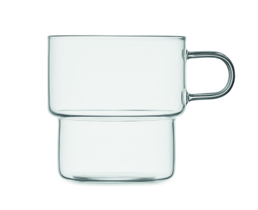 Logo trade advertising products image of: High borosilicate glass 300 ml