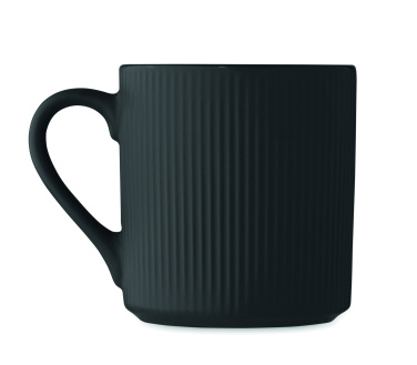 Logotrade business gift image of: Ribbed ceramic mug mat 340 ml