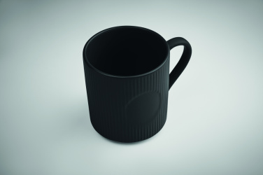 Logo trade promotional giveaway photo of: Ribbed ceramic mug mat 340 ml