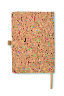 Logo trade corporate gifts picture of: A5 cork coloured notebook