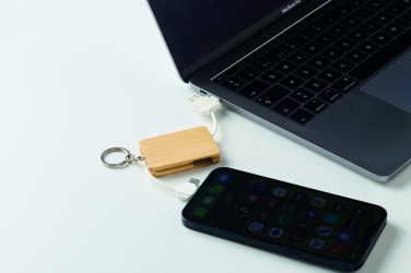 Logotrade business gift image of: Key ring charging cable