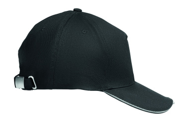 Logotrade advertising product image of: 5 panel LED cotton cap 220gr/m²