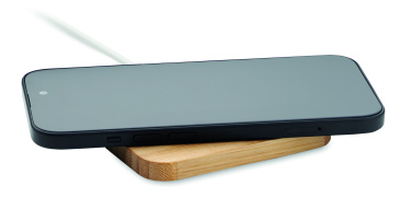 Logotrade corporate gift picture of: 15W wireless charger in bamboo