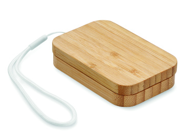 Logo trade promotional products image of: 15W wireless charger in bamboo