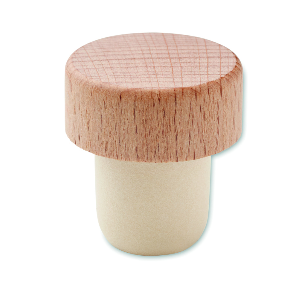 Logotrade business gift image of: Beech wood bottle stopper