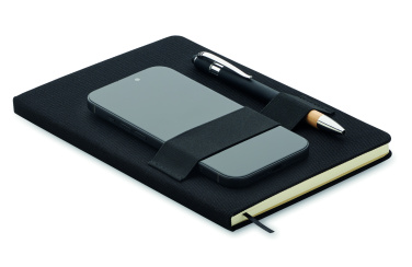 Logotrade promotional giveaway image of: A5 RPET notebook with pen