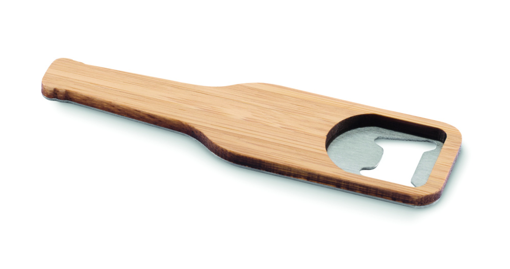 Logotrade promotional item picture of: Bamboo bottle opener