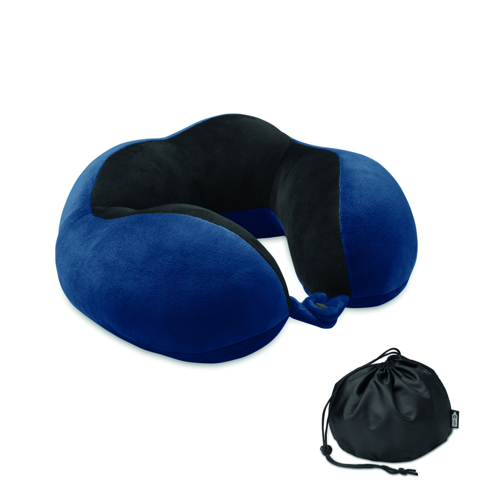 Logo trade promotional merchandise image of: Travel pillow in foam