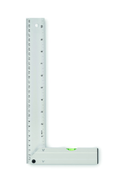 Logo trade promotional products image of: Aluminium level ruler 30 cm