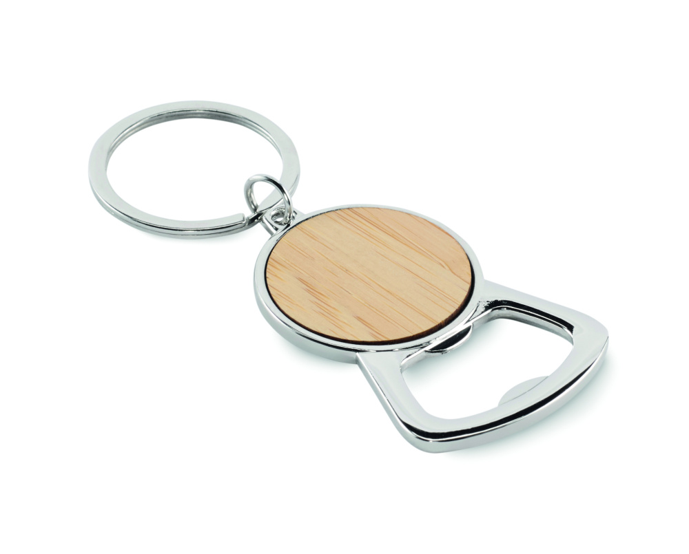 Logo trade promotional products image of: Recycled aluminium key ring