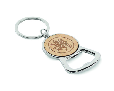 Logo trade promotional merchandise image of: Recycled aluminium key ring