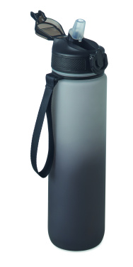 Logo trade promotional merchandise picture of: Sports water bottle RPET 1L