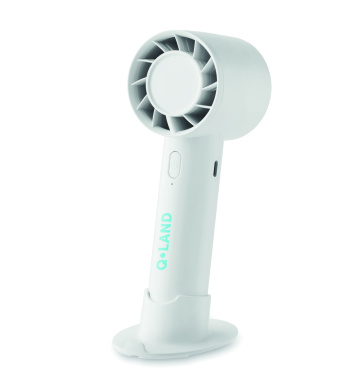 Logo trade promotional items image of: Small portable fan 2000 mAh