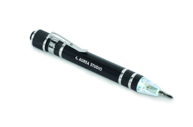 Logo trade advertising products picture of: recycled multi tool pen