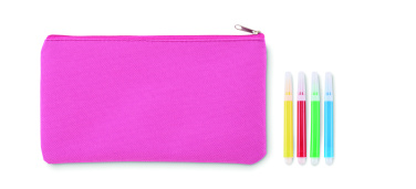 Logo trade promotional gifts picture of: Pencil case with markers