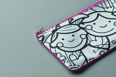 Logo trade promotional merchandise image of: Pencil case with markers