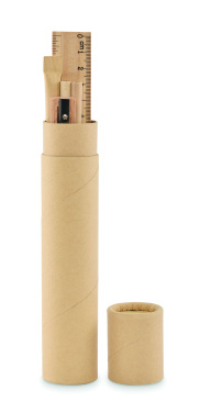 Logotrade promotional merchandise image of: Paper tube stationery set