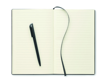 Logo trade promotional merchandise image of: A5 PU notebook with pen