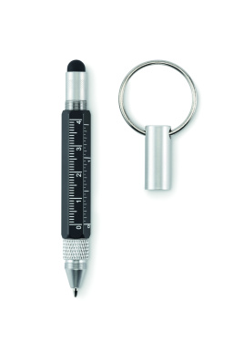 Logo trade promotional gift photo of: Key ring with twist action pen