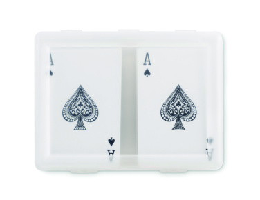 Logo trade promotional merchandise image of: Set of classic playing cards