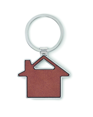 Logotrade promotional item image of: House shaped key ring