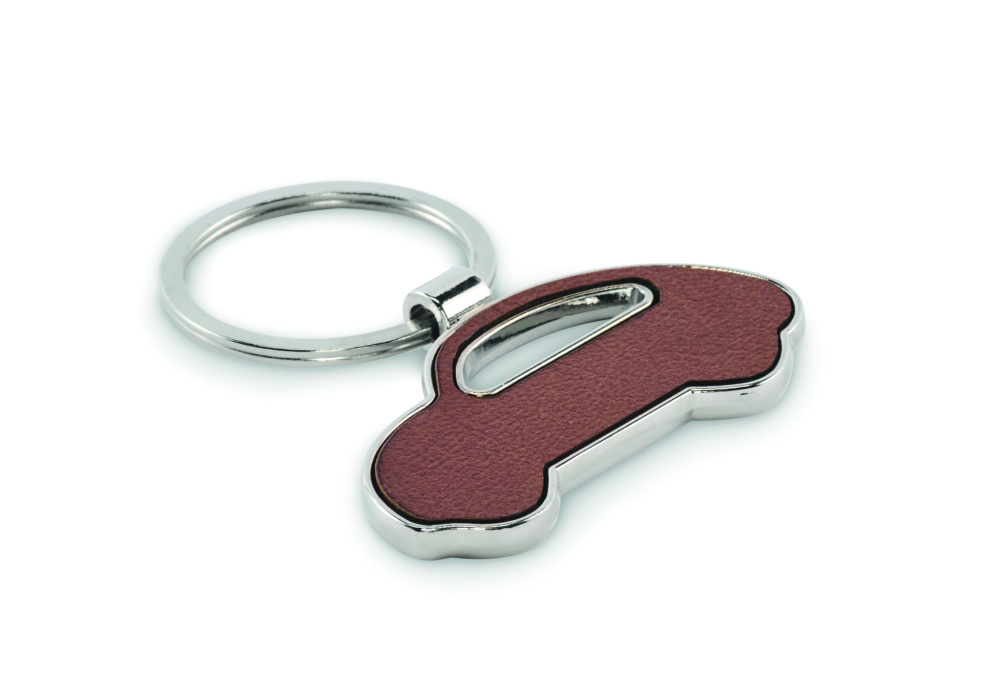 Logotrade promotional giveaway image of: Car shaped key ring