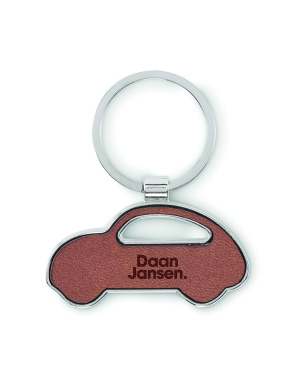 Logotrade promotional item picture of: Car shaped key ring