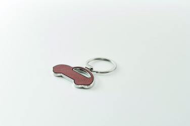 Logotrade business gift image of: Car shaped key ring