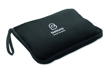 Logo trade promotional giveaway photo of: 2 in 1 travel blanket set