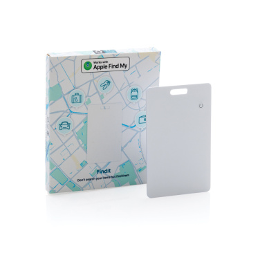 Logo trade promotional gifts image of: Findcard RCS recycled plastic item finder card