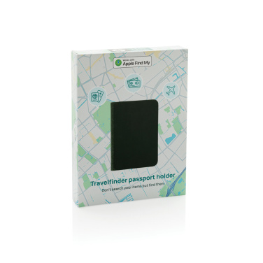 Logo trade promotional giveaways image of: Trackmate RCS rpolyester passport holder worldwide locating