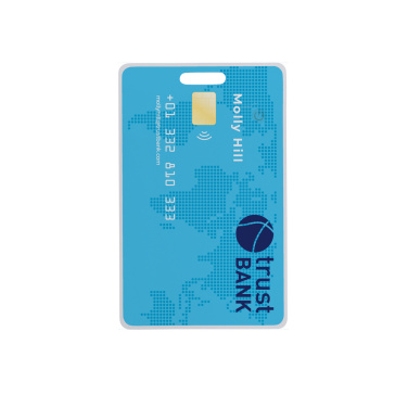 Logo trade promotional merchandise picture of: Findit RCS rplastic ultra-thin finder card rechargeable