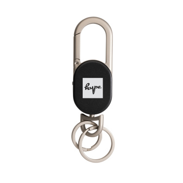 Logo trade promotional merchandise picture of: Keyfinder keychain with worldwide locating and USB C