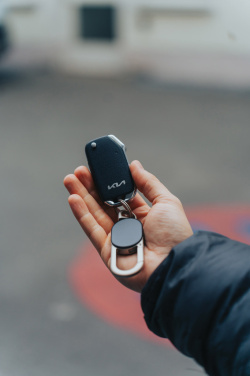 Logo trade promotional merchandise photo of: Keyfinder keychain with worldwide locating and USB C