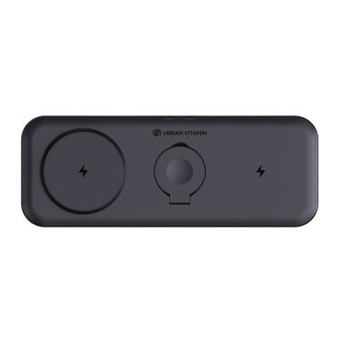 Logo trade advertising product photo of: Urban Vitamin Torrance 3 in 1 magnetic 15W charger