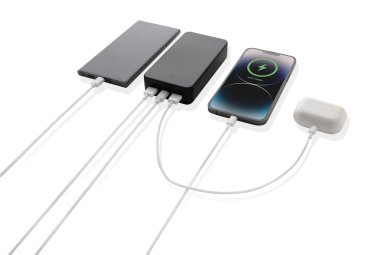 Logo trade promotional merchandise photo of: Boostcore RCS recycled plastic powerbank 20.000mAh USB C
