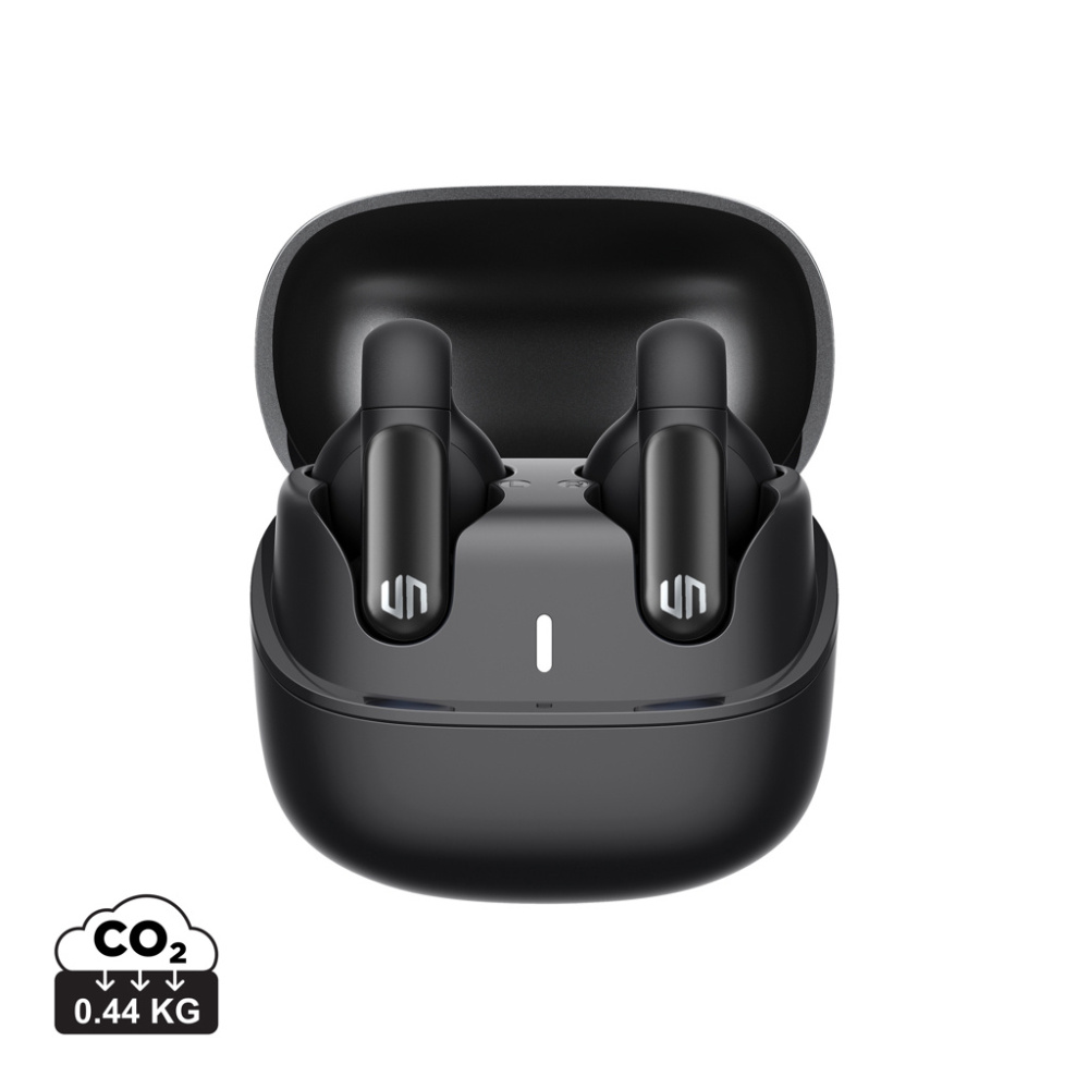 Logo trade promotional gifts image of: Urban Vitamin Long Beach ENC rplastic wireless earbuds