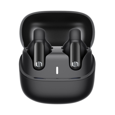 Logo trade corporate gifts image of: Urban Vitamin Long Beach ENC rplastic wireless earbuds