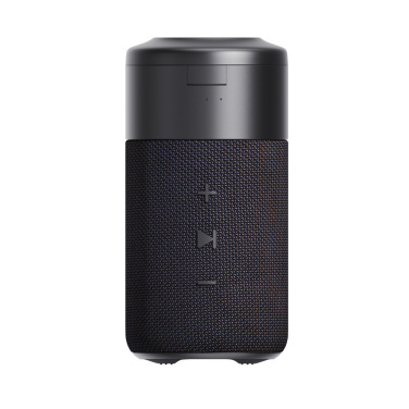 Logo trade promotional gifts image of: Urban Vitamin Anaheim RCS recycled 10W speaker 15W charger