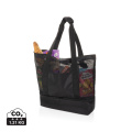 Iqlo Aware™ RPET 2-in-1 cooler tote, black