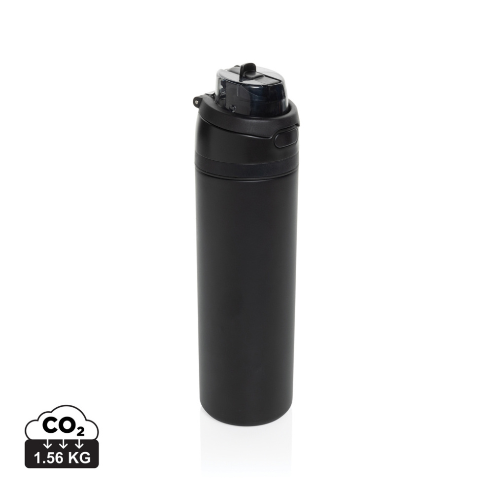 Logotrade promotional product image of: Omni Sip RCS certified re-steel lockable bottle 700ml