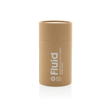 Logotrade promotional merchandise picture of: Fluid RCS certified recycled steel tumbler 500ml