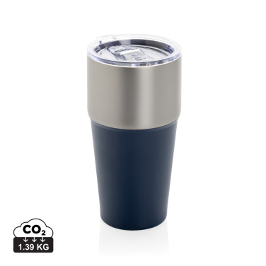 Logo trade promotional products image of: Fluid RCS certified recycled steel tumbler 500ml