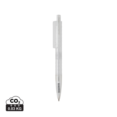 Logo trade promotional items picture of: X3 GRS recycled PC plastic pen frosted