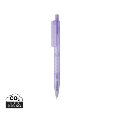 Logotrade promotional products photo of: X3 GRS recycled PC plastic pen frosted