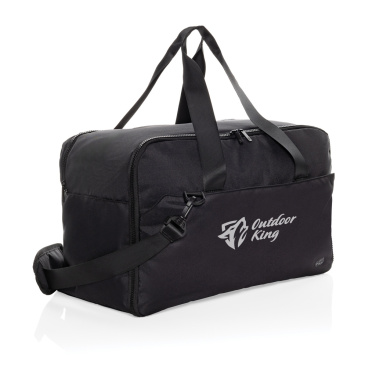 Logo trade promotional giveaway photo of: Swiss Peak Aware™ RPET 15.6 inch laptop weekend bag