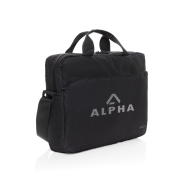 Logo trade corporate gifts image of: Swiss Peak Aware™ RPET Essential 15.6 inch laptop bag