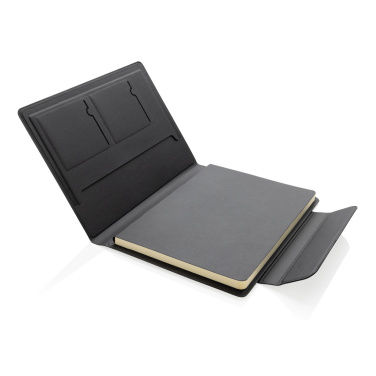 Logo trade promotional items image of: Stuart RCS certified RPU magnetic A5 portfolio