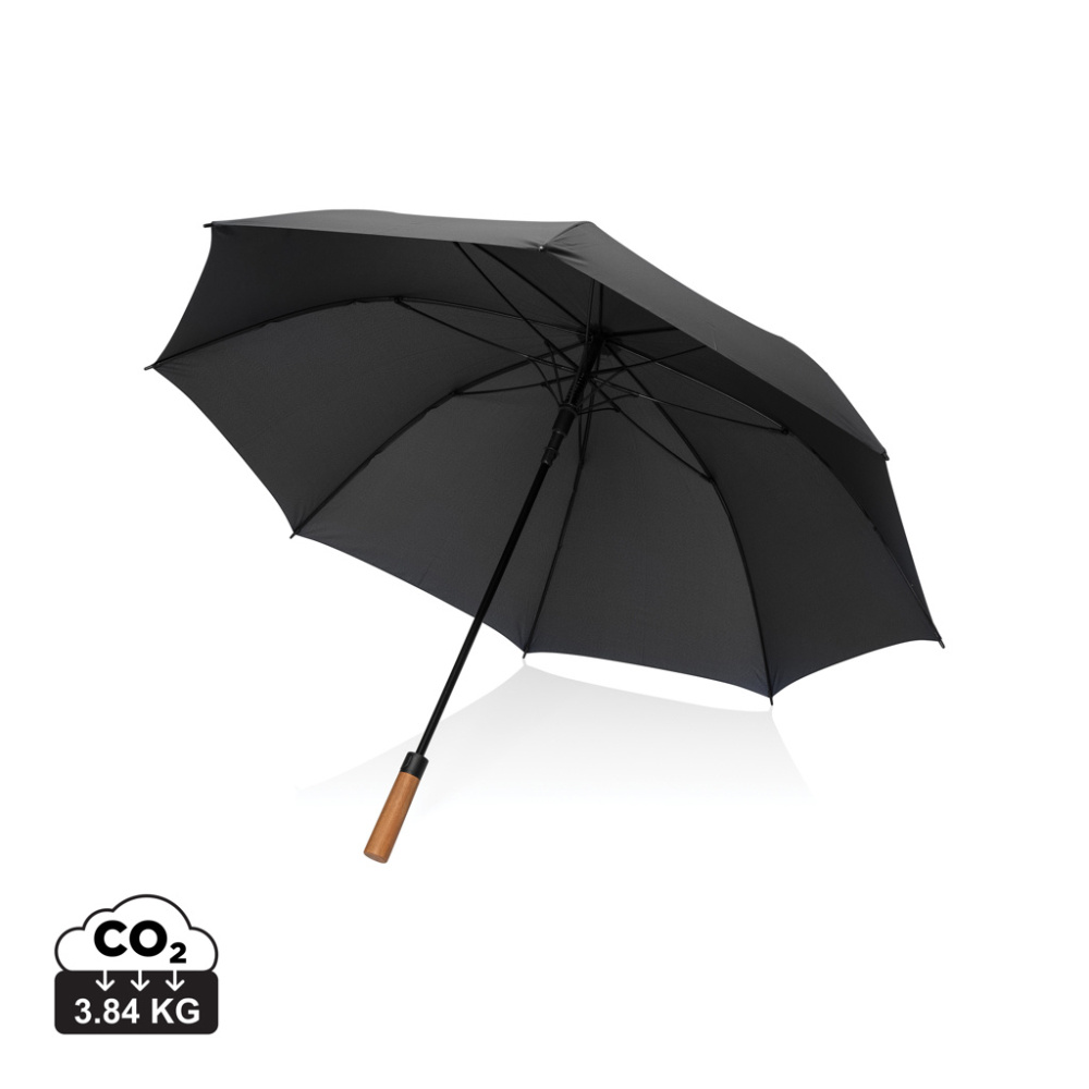 Logotrade promotional merchandise picture of: Tony  Aware™ RPET 30 inch acacia auto open umbrella